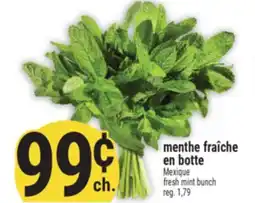 Marché Adonis MENTHE FRAÎCHE EN BOTTE | FRESH MINT BUNCH offer