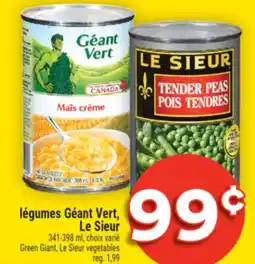 Super C Légumes GéantVert, LeSieur | GreenGiant, LeSieur vegetables offer