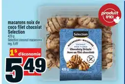 Super C Macarons noix de coco filet chocolat Selection | Selection coconut macaroons offer