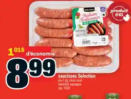 Super C SAUCISSES SELECTION | SELECTION SAUSAGES offer