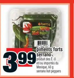 Super C Piments forts serrano | serrano hot peppers offer