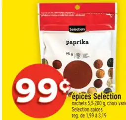 Super C ÉPICES SELECTION | SELECTION SPICES offer
