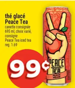 Super C Thé glacé PeaceTea | PeaceTea iced tea offer