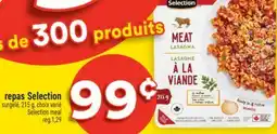 Super C Repas Selection | Selection meal offer