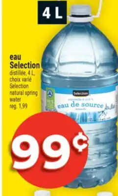 Super C Eau Selection | Selection natural spring water offer