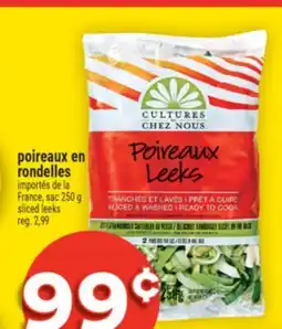 Super C Poireaux en rondelles | sliced leeks offer
