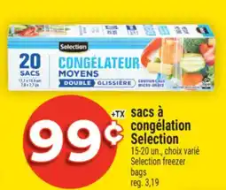 Super C Sacs à congélation Selection | Selection freezer bags offer