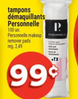 Super C Tampons démaquillants Personnelle | Personnelle makeup remover pads offer