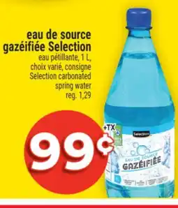 Super C Eau de source gazéifiée Selection | Selection carbonated spring water offer