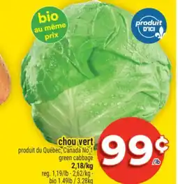Super C CHOU VERT | GREEN CABBAGE offer