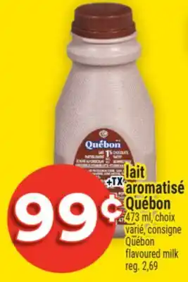 Super C Lait aromatisé Québon | Québon flavoured milk offer