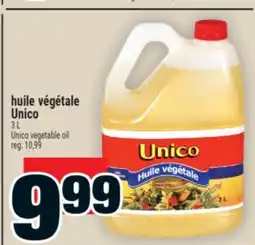 Super C Huile végétale Unico | Unico vegetable oil offer