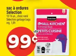 Super C Sac à Ordures Selection | Selection Garbage Bags offer