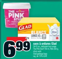 Super C Sacs à ordures Glad | Glad garbage bags offer