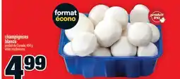 Super C champignons blancs | white mushrooms offer