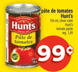 Super C Pâte de tomates Hunt's | Hunt's tomato paste offer