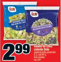 Super C Salade de chou colorée Dole | Dole coleslaw offer