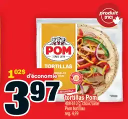 Super C Tortillas Pom | Pom tortillas offer
