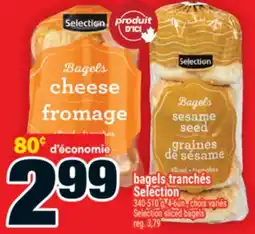 Super C bagels tranchés Selection | Selection sliced bagels offer