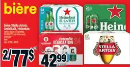 Super C Bière Stella Artois, Archibald, Heineken | beer offer