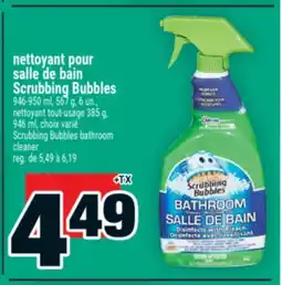 Super C Nettoyant pour salle de bain Scrubbing Bubbles | ScrubbingBubbles bathroom cleaner offer