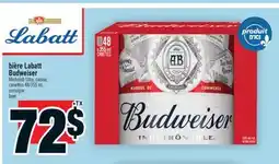 Super C Bière Labatt Budweiser | beer offer