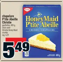 Super C Chapelure P'titeAbeille Christie | Christie HoneyMaid crumbs offer