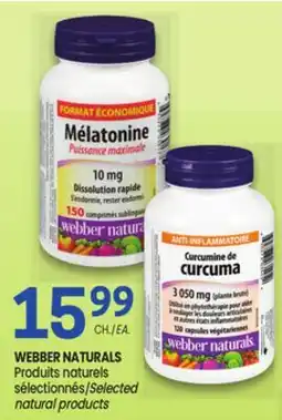 Uniprix WEBBER NATURALS Produits naturels sélectionnés/Selected natural products offer