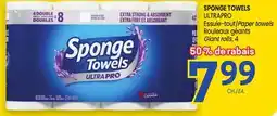 Uniprix SPONGE TOWELS ULTRAPRO Essuie-tout / Paper towels offer