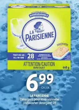 Uniprix LA PARISIENNE Détergent pour lave-vaisselle/Dishwasher detergent offer