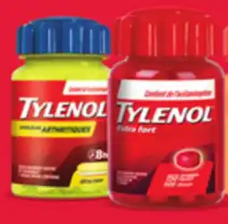 Uniprix TYLENOL Acétaminophène Produits sélectionnés/Acetaminophen Selected products offer