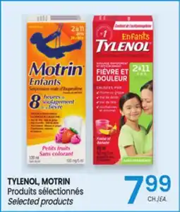 Uniprix TYLENOL, MOTRIN Produits sélectionnés/Selected products offer