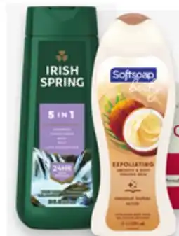 Uniprix IRISH SPRING, SOFTSOAP Nettoyants pour le corps sélectionnés/Selected body washes offer
