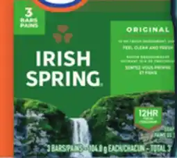 Uniprix IRISH SPRING Pains/Bars offer