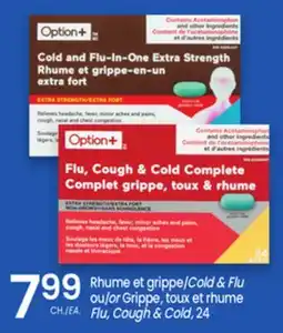 Uniprix OPTION+ Rhume et grippe/Cold & Flu offer