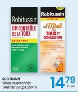 Uniprix ROBITUSSIN Sirops sélectionnés /Selected syrups offer