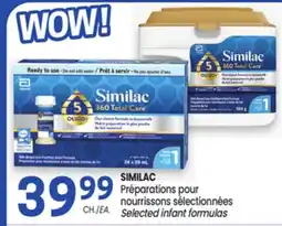 Uniprix SIMILAC Préparations pour nourrissons sélectionnées/Selected infant formulas offer