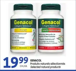 Uniprix GENACOL Produits naturels sélectionnés/Selected natural products offer