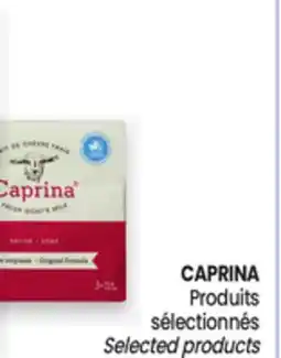 Uniprix CAPRINA Produits sélectionnés/Selected products offer