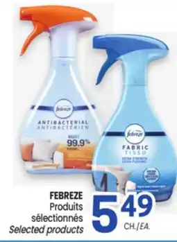 Uniprix FEBREZE Produits sélectionnés/Selected products offer