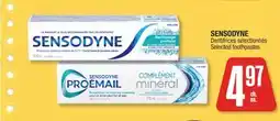 Jean Coutu SENSODYNE Selected toothpastes offer