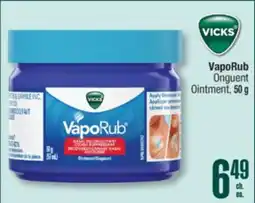 Jean Coutu VICKS VapoRub Ointment offer