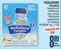 Jean Coutu PEDIASURE Complete Nutritional supplement for children offer