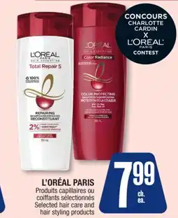 Jean Coutu L'ORÉAL PARIS Selected hair care and hair styling products offer
