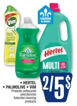 Jean Coutu HERTEL, PALMOLIVE, VIM Selected cleaning products offer