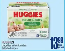 Jean Coutu HUGGIES Selected wipes offer