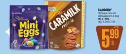 Jean Coutu CADBURY Chocolates in a bag offer