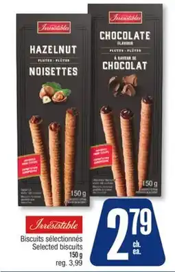 Jean Coutu IRRESISTIBLE Selected biscuits offer