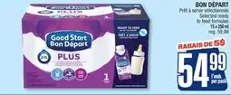 Jean Coutu BON DÉPART Selected ready to feed formulas offer