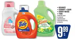 Jean Coutu BOUNCE, DOWNY, GAIN, IVORY NEIGE, TIDE Selected laundry products offer